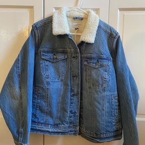Universal Threads Wool Lined Jean Jacket